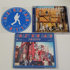 《初回限定盤》美盤!CD+DVD クレイジーケンバンド PACIFIC / UMCK-7023 特典ステッカー付き