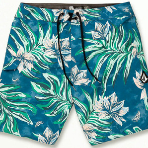 Volcom ボルコム Mod-Tech トランクス 30サイズ ブルー 水着 サーフパンツ サーフィン プール 型番: A0812315