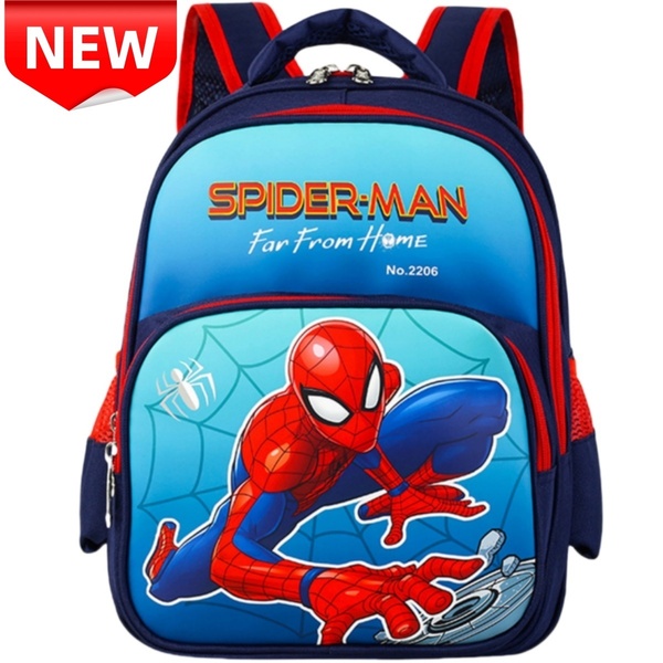 【新品】スパイダーマン キッズリュック 子供用 デザイン 軽量 撥水 通園 通学 男の子 幼稚園 小学生 アベンジャーズ 入学祝い プレゼント