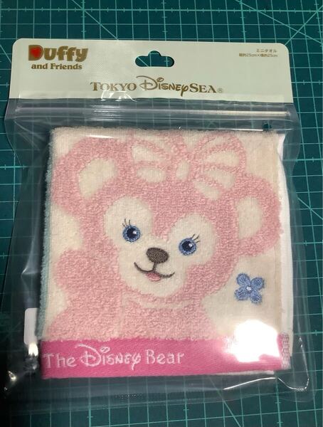 東京ディズニーシー シェリーメイ ダッフィーフレンズデザインのミニタオル