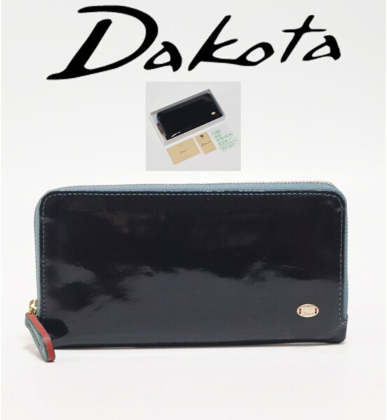 新品タグ箱付き【Dakota ダコタ】グロッソ ラウンドファスナー長財布 ロングウォレット v6691 プレゼントにも最適