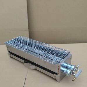 新製品 ガス用 焼鳥器 焼き網付き ★ やきとり 縁日 模擬店 道の駅 ★ 全国送料無料 業務用 海鮮 網磯焼き 魚介類 ★ 学園文化祭り 新品