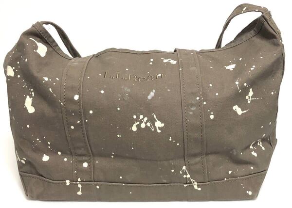 L.L.BEAN 2504131 キャンバストートバッグ LLビーン 2WAY ショルダーバッグ ペイント