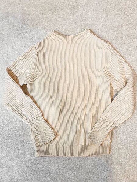 【ANDERSEN-ANDERSEN】定価59,400円 5G WHITE アンデルセンアンデルセン セーター ニット ボートネック モックネック クルーネック