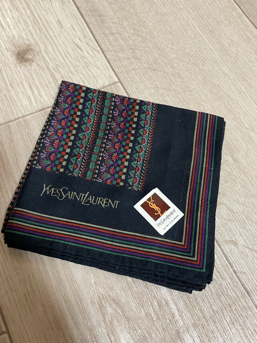 新品/イヴサンローラン/タオルハンカチ/正規品/未使用/YVES