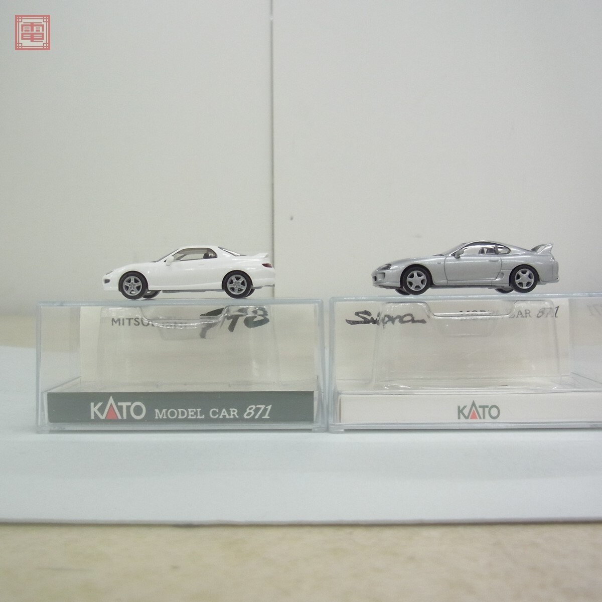 三菱 FTO トヨタ スープラミニカー KATO 1/87 2台セット Yahoo!オークション -「(kato カトー)」(その他) (自動車)の落札