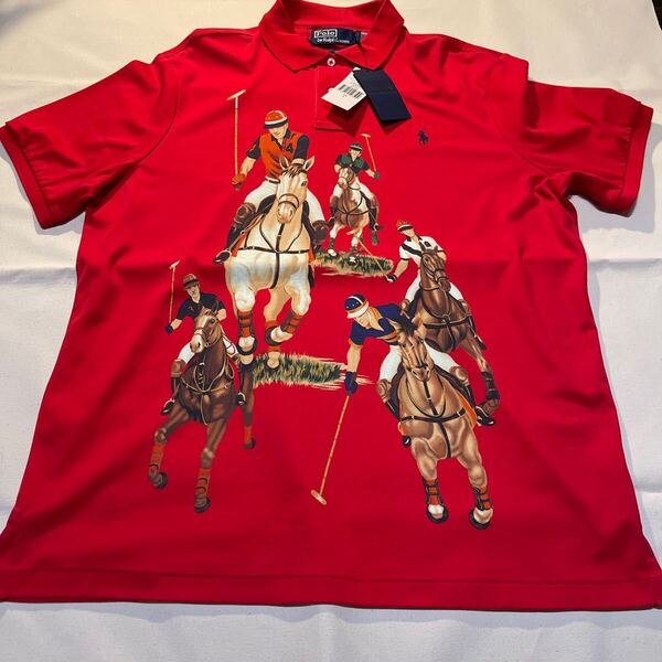 ▲期間限定値下げ▲ 【即決価格 タグ付 試着のみ】POLO RALPH LAUREN ポロ ラルフローレン ポロシャツ 5horsemen ヴィンテージ サイズL