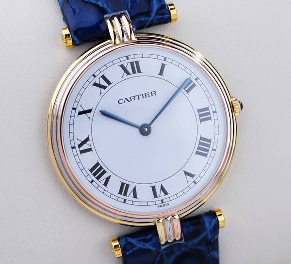美品 カルティエ ヴァンドーム 18K スリーカラーゴールド LM Cartier
