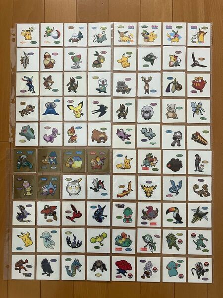 大量◆ポケモンデコキャラシール◆240枚セット⑭