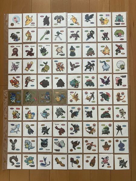 大量◆ポケモンデコキャラシール◆240枚セット⑰