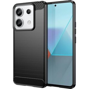 For Redmi Note 13 Pro 5G / roc ソフトTPUシリコーン素材 保護カバー ブラック 473