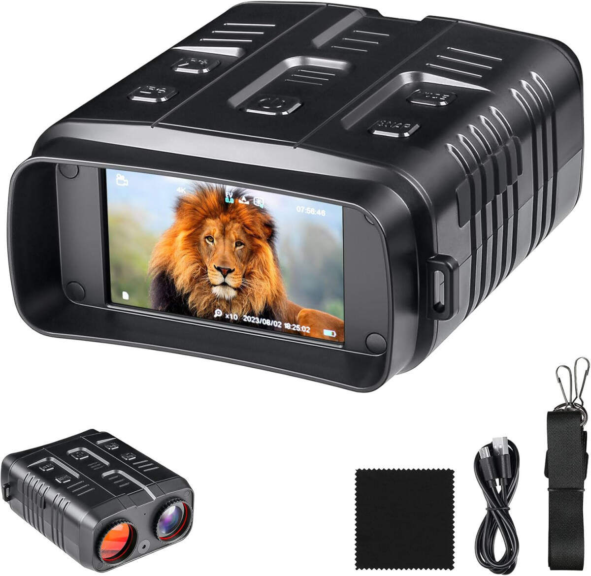 s25g-71kn【中古】暗視スコープ　ナイトビジョン双眼鏡　4K　アウトドア　キャンプ用　本体のみ s25g-71kn【中古】暗視スコープ ナイトビジョン双眼鏡 4K