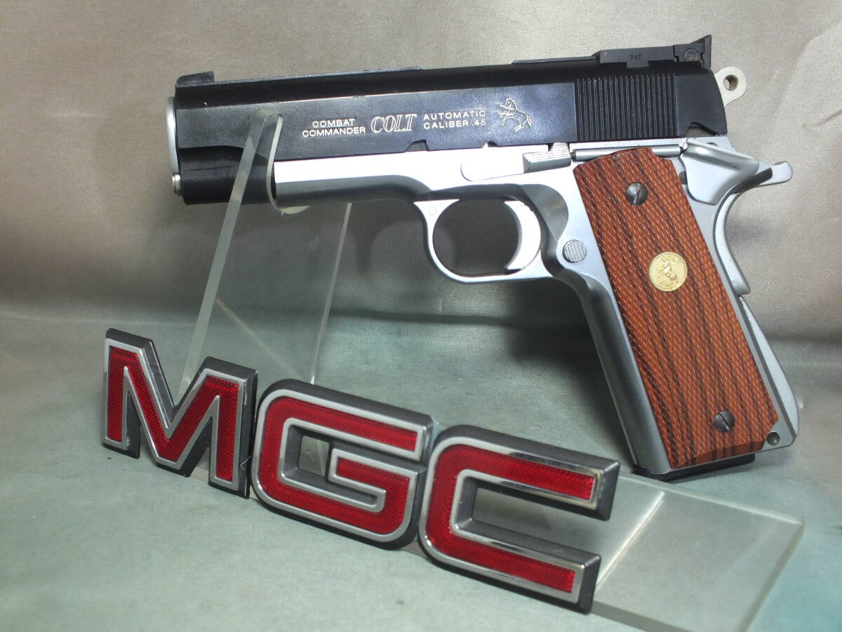 【最終お値下げ】絶版★MGC製コルト・コンバット・コマンダー38スーパー HW 東京)MGC コンバットコマンダー 38スーパー フレームシルバー