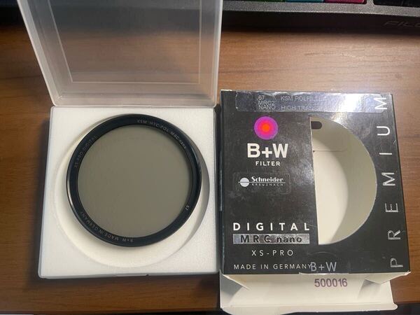 B+W 67mm 円偏光 MRC ガラスフィルター CPL フイルター