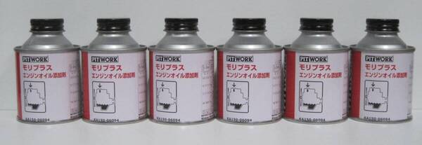 ピットワーク エンジンオイル添加剤 モリプラス×6個セット