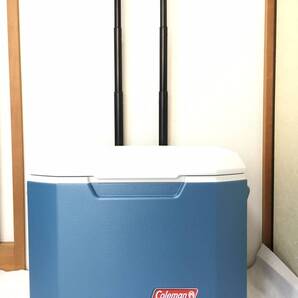 【1回使用】Coleman コールマン エクストリームホイールクーラー 50QT 希少アイスブルー!大容量47L!アウトドアの強い味方!