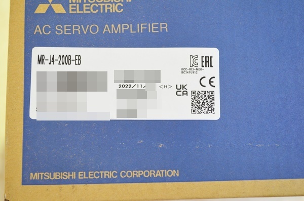 未使用 三菱電機 MR-J4-200B-EB サーボアンプ 2022年製 MR-J4-200Bの代用可能