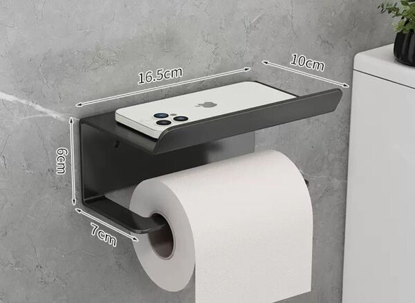 トイレットペーパーホルダー ペーパーホルダー シンプル 壁掛け ステンレス製