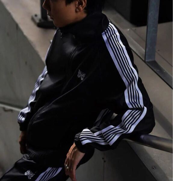 needles 24aw LHP 別注 レザー トラックジャケット XL
