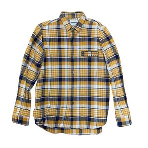 【KAWS OriginalFake カウズ オリジナルフェイク メディコムトイ 2011AW ネルシャツ 長袖シャツ チェック柄 TEETH メンズ1 日本製】