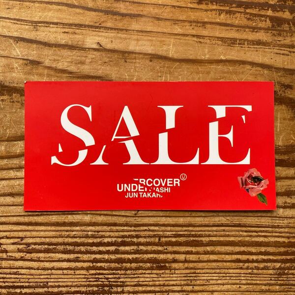 【アンダーカバー UNDERCOVER SALE ポストカード DM フライヤー 非売品 顧客限定品 2023年 JUN TAKAHASHI JONIO 5685 artscabut期】