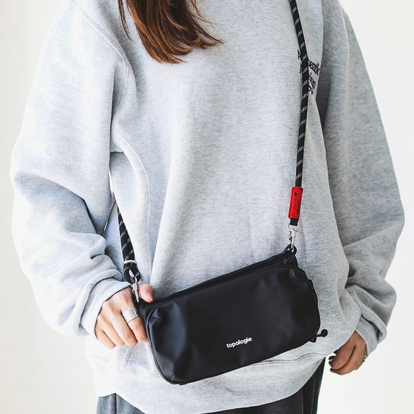新品 Topologie Bottle Sacoche Bag Large【Black】ストラップ付