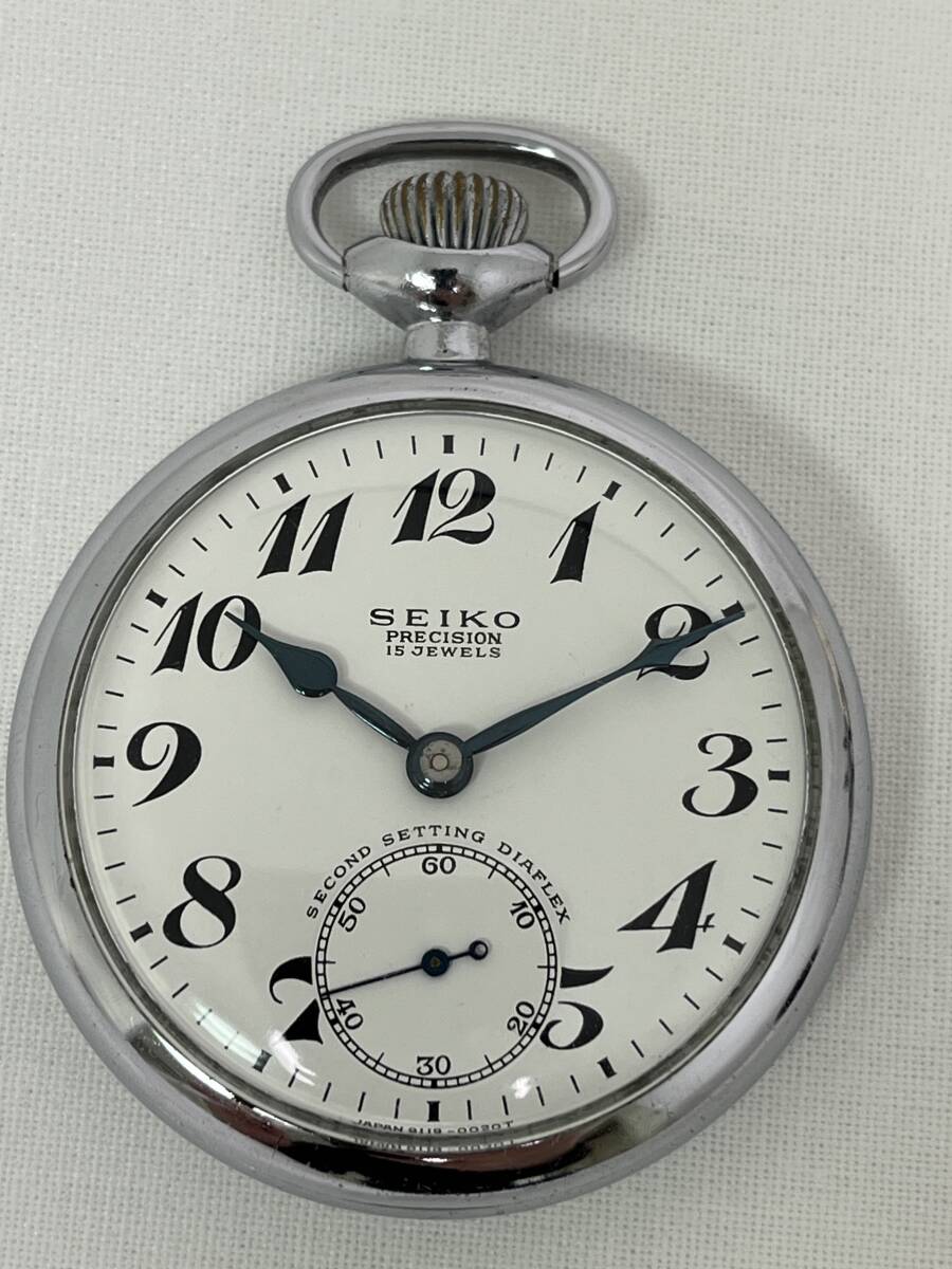 JA-1399| セイコー SEIKO 鉄道時計 19セイコー プレシジョン 21