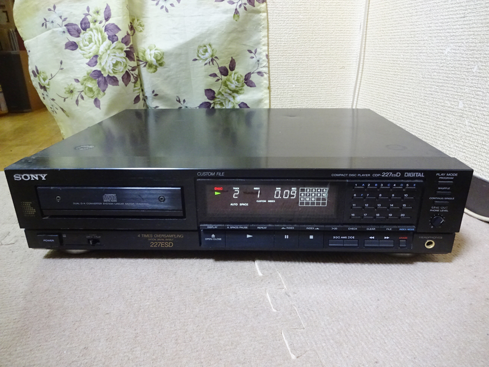 Yahoo!オークション -「sony cdp-227esd」(オーディオ機器) の Yahoo!オークション -「sony cdp-227esd」(オーディオ機器) の