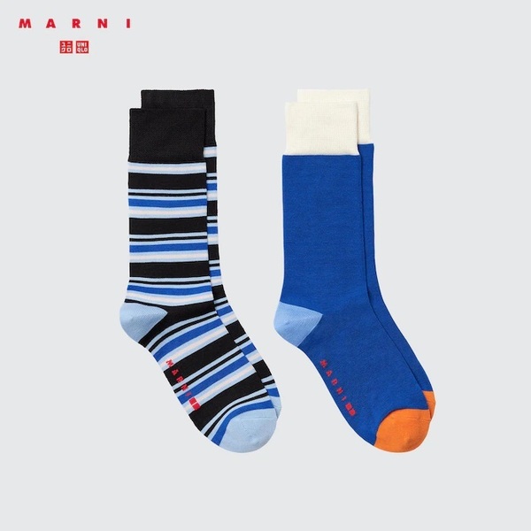 即決 ヒートテック マルニ 23-25cm◆ ヒートテックソックス(2足組) 靴下 ◆ユニクロ MARNI