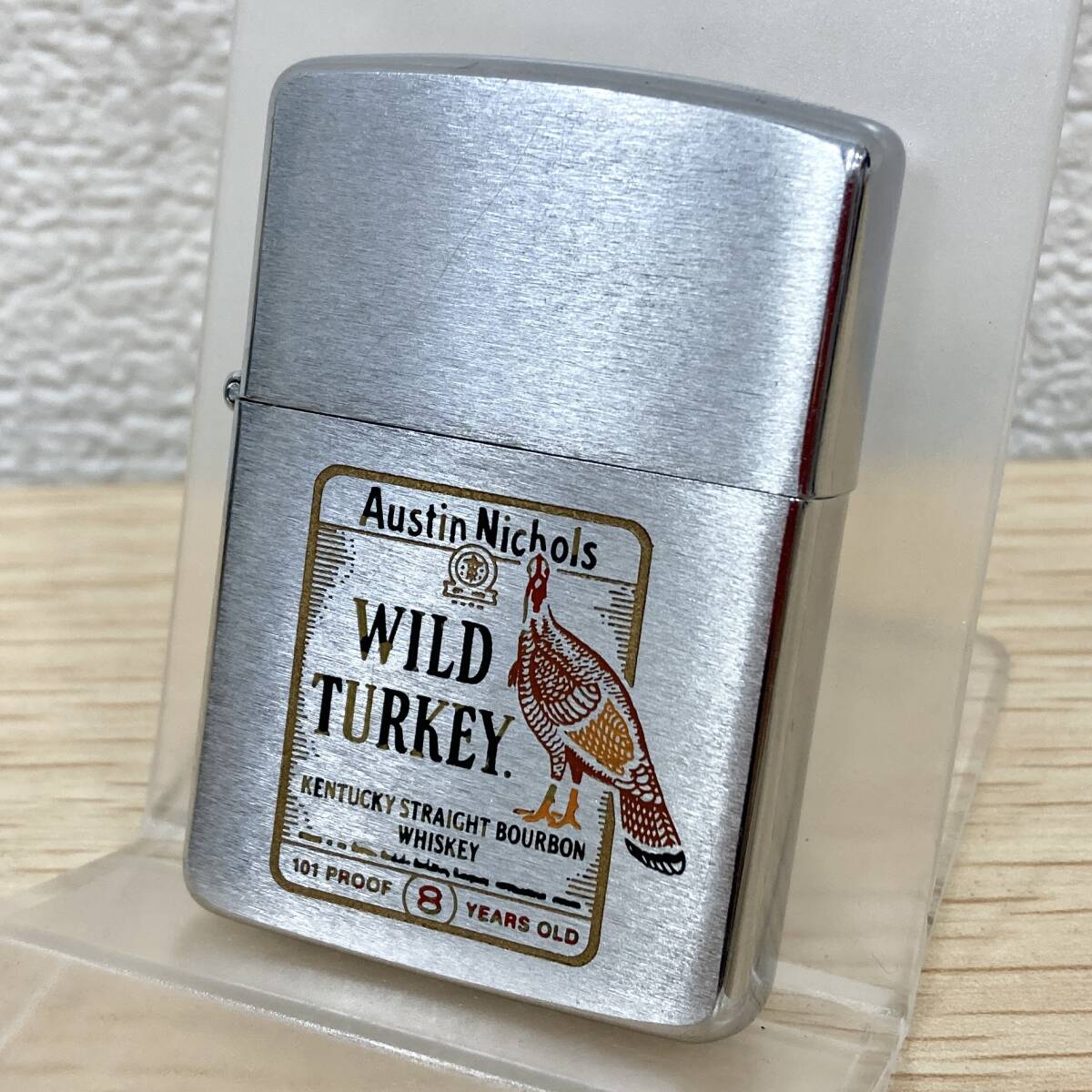 Amazon.co.jp: zippo ワイルドターキー 立体メタル シルバー