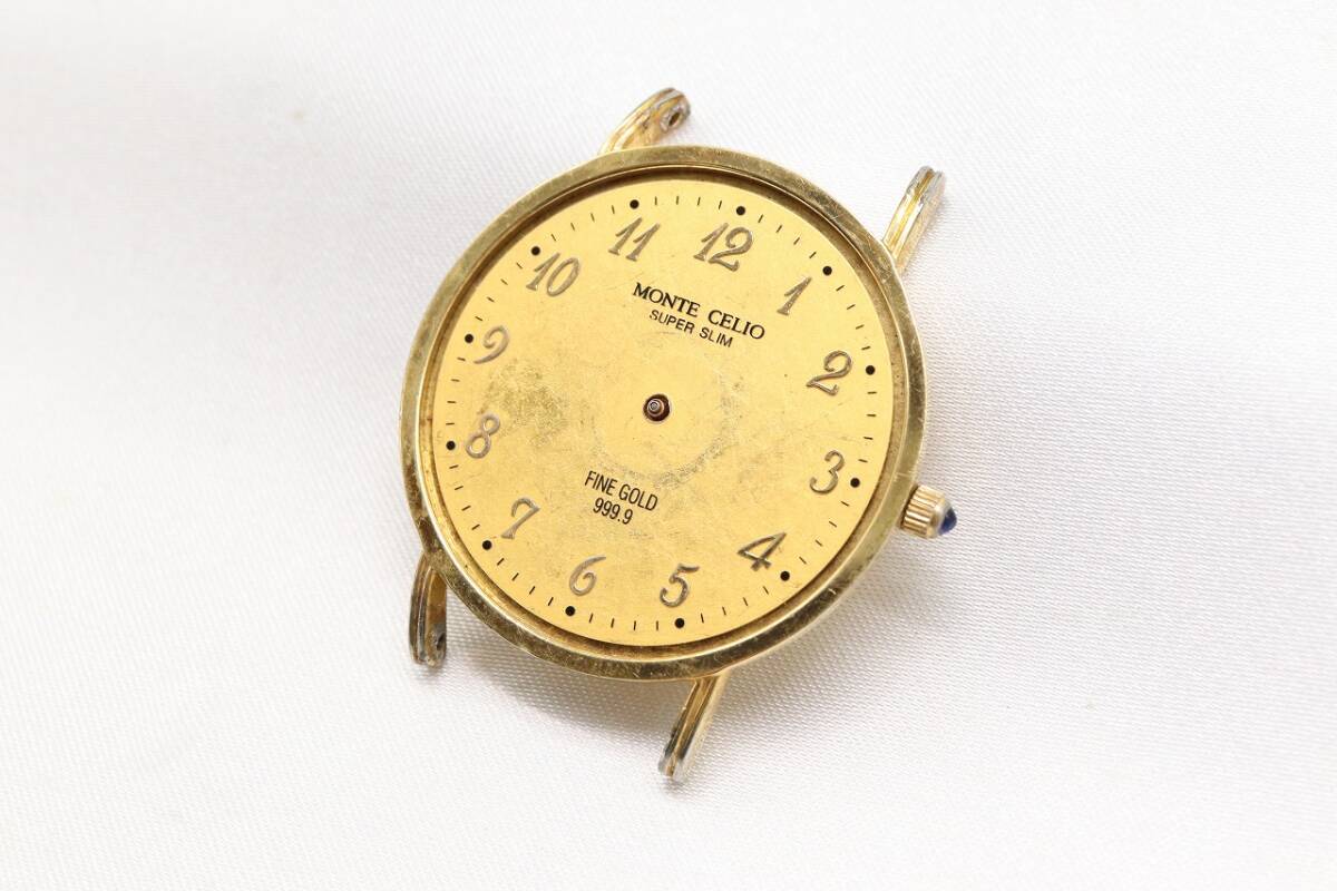 MONTE CELIO FINE GOLD 999.9 超薄型クォーツの通販 by