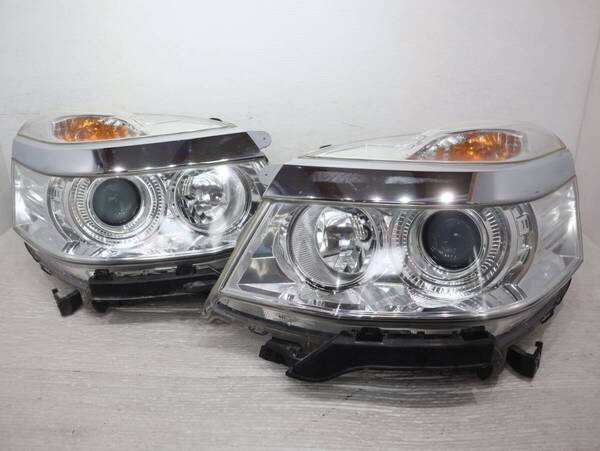 キレイ 【コーティング済】 車検〇 STANLEY W0123 迅速発送 管理BR39-14 JC1 JC2 ライフ 後期 ヘッドライト 左右