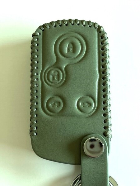 牛革ぴったりフィット ステップワゴンRK スマートキーケース モスグリーン色 1