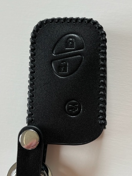 牛革ジャストフィット レクサス スマートキーケース LS GS 黒色 1