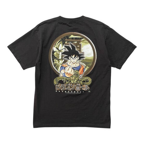 古着 USA製 90S ドラゴンボールZ 孫悟空 神龍 ヴィンテージ Tシャツ ブラック メンズL DRAGON BALL Z 当時物 オリジナル BA3559