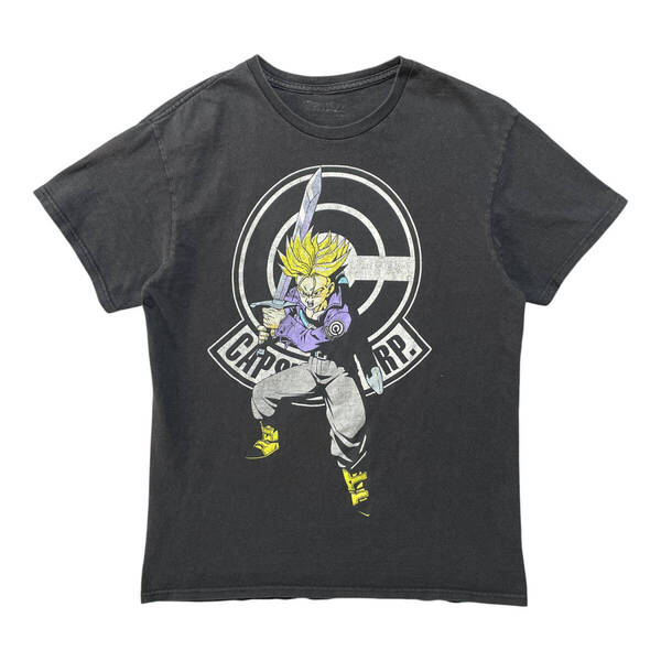 USA 古着 ドラゴンボールZ トランクス スーパーサイヤ人 Tシャツ ブラック メンズM クルーネック DRAGON BALL Z BA3560