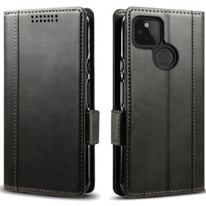 Google Pixel 5 レザーケース●Black