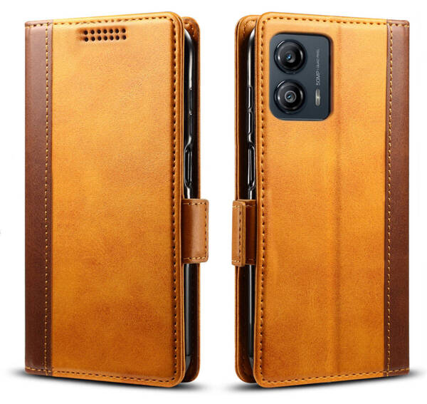 moto g53y 5G/moto g53j 5G レザーケース●Brown