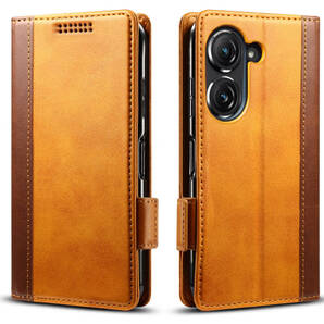 Zenfone 10 レザーケース Brown●