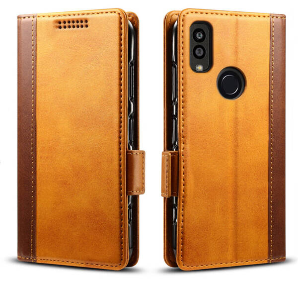 Android One S10 (S10-KC) レザーケース●Brown
