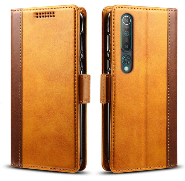 ●Xiaomi Mi 10 レザーケース●Brown