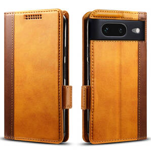Google Pixel 8 レザーケース Brown●