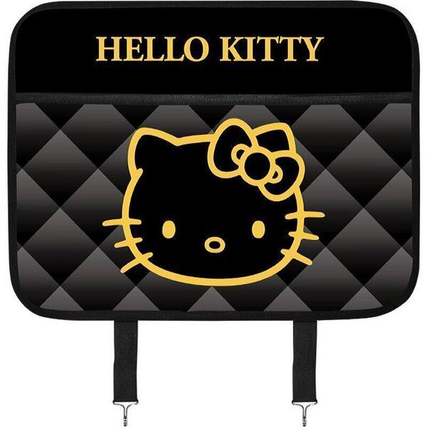 在庫処分価格 ハローキティ キックガード シート カバー 汚れ防止 収納ポケット 後部座席