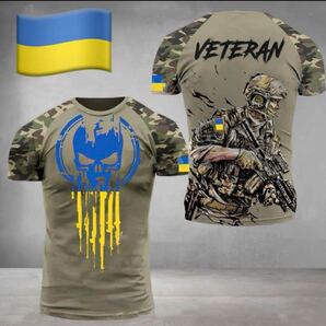 未使用 ウクライナ戦争 ウクライナ軍特殊部隊払い下げ品 特殊部隊用戦闘Tシャツ
