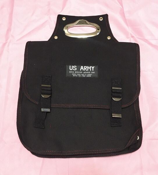 黒色 送料無料 ARMY USアーミー サイドバッグ サイドバック FX 750ss Z1 Z2 CB750 FX750 GT アーミーバック モリワキBEET トーキョー鉄管