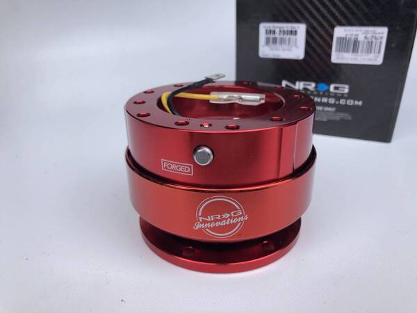 即納 NRG ステリング クイックリリース GEN2.0 Ding (レンチン音) レッド 赤 JDM USDM ドリフト レース SRK200RD 国内在庫 正規物