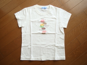 ファミリア familiar 140 半袖シャツ Tシャツ マカロン