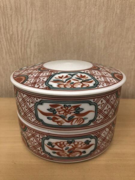 たち吉 タチキチ 橘 蓋つき2段皿 直径12㎝×高さ9㎝ 1段4.5㎝