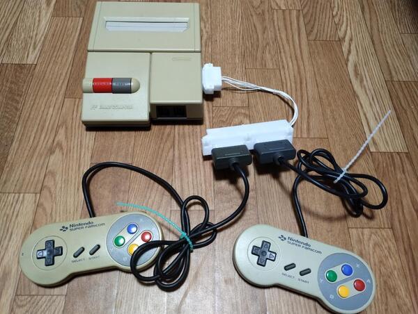 ファミコン ニューファミコン 変換 15ピン pin nes to snes コントローラー sfc fc コンバーター スーパーファミコン 2個版