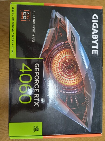 送料無料 中古動作品 GIGABYTE RTX4060 OC Low Profile 8G GV-N4060OC-8GL
